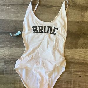 Bride cut out one piece
